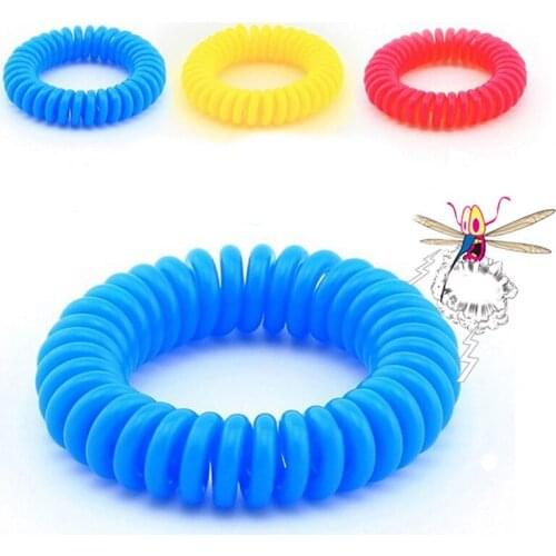 18pcs/pack Mosquito Repellent Bracelet Band Pest Control Insect Bug Repeller