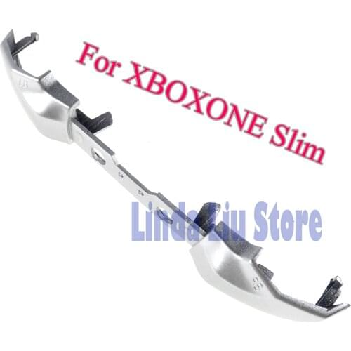 2pcs/lot Chrome Silver For XBOX ONE Slim LB RB Button Black Bumpers Triggers Buttons LB RB For Xbox One S Controller