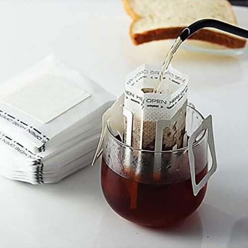 300Pcs Drip Coffee Filter Bag Portable Hanging Ear Style Coffee Filters Paper Home Office Travel Brew Coffee and Tea