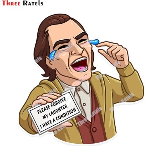 Three Ratels B269 Big Thejoker Auto Accessory Car Stickers Vinyl Material Waterproof Property Auto Decals