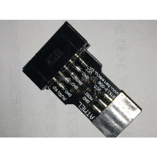 Free Shipping AVRISP USBASP STK500 10PIN to 6PIN Standard Adapter Block