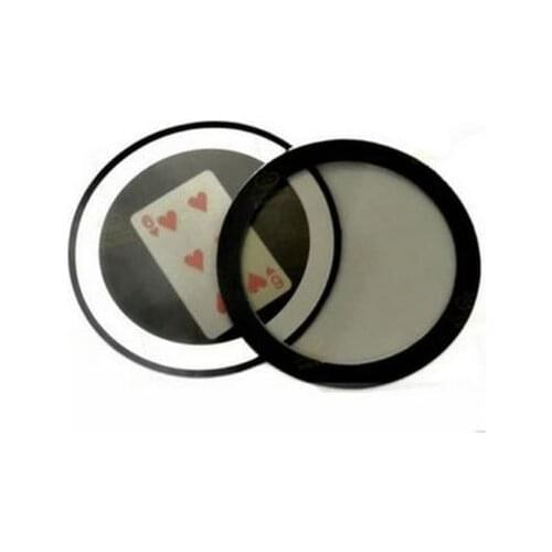 Free Shipping Pack Of 5 Magic Mirror Small Dollar Version Poker Card Magic Tricks Close Up Illusions Fun Gimmick Magia Toys