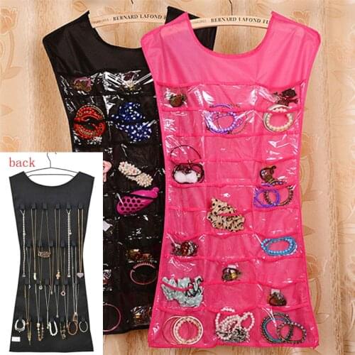 Large Jewelry Holder Necklace Bracelet Earring Ring Pouch Organizer Bag Jewelry Display Bags Delicate Jewelry organizer