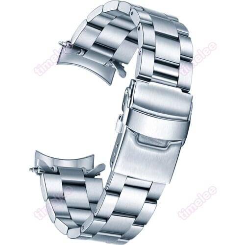 Timelee brand 22 mm Stainless Steel Watch Band Bracelets Curved end MOD For SKX007 SKX009 SKX011