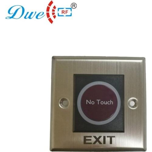 DWE CC RF 24V No Touch Infrared Push Button Door Release Switch For Access Control System Electronic Lock DW-B02B