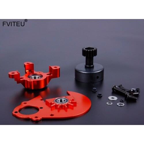 FVITEU CNC HD Clutch bell mount and plate set with tool for 1/5 hpi baja 5b ss 5t 5sc rovan king motor