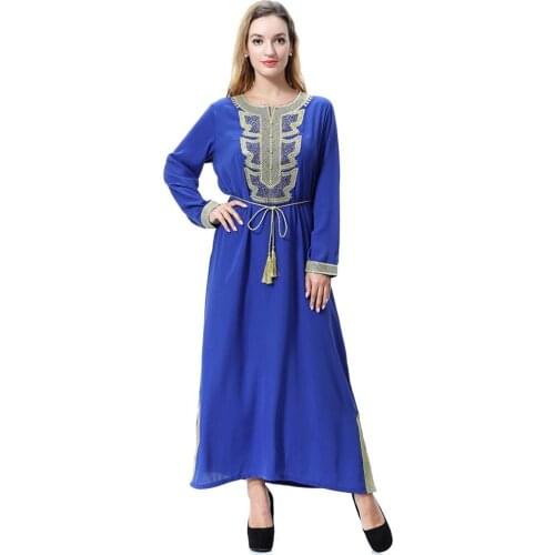 Islamic kaftan muslim dress women caftan marocain vestidos largos abaya dubai 2020 fashion arabic jalabiya djellaba femme elbise
