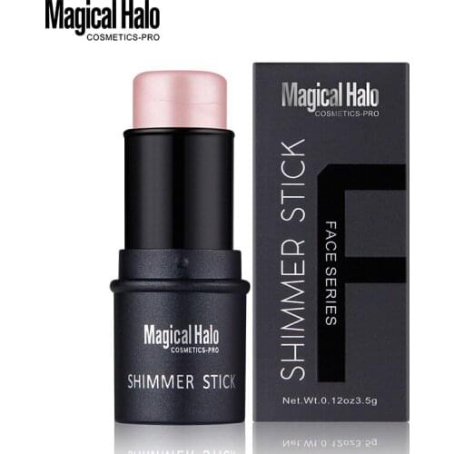 Light repairing and brightening shadow stick three-dimensional face primer lying silkworm pen