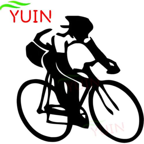 Classics Car Sticker Cycling Athletes High-quality Decal Creative PVC Decoration Accessories Waterproof Sunscreen Auto Stickers