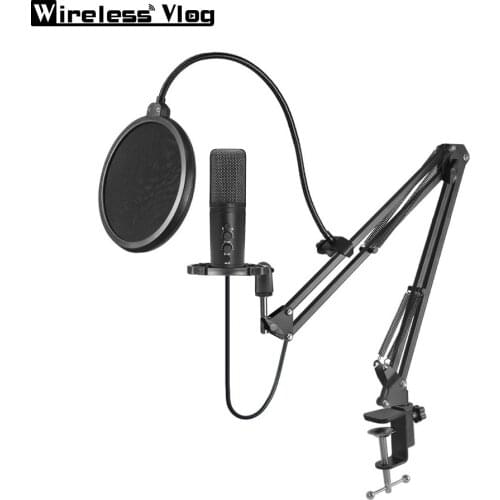 NSE Recording Studio Condenser Microphone Supporting Home Computer Live Game Chat Karaoke Microphone Radio Broadcast Singing