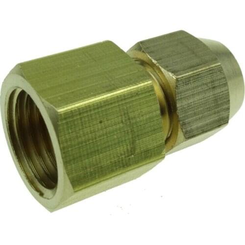 Brass Flare Straight Fitting Tube OD 6 8 mm X M14*1.5 M20*1.5 Metric Female