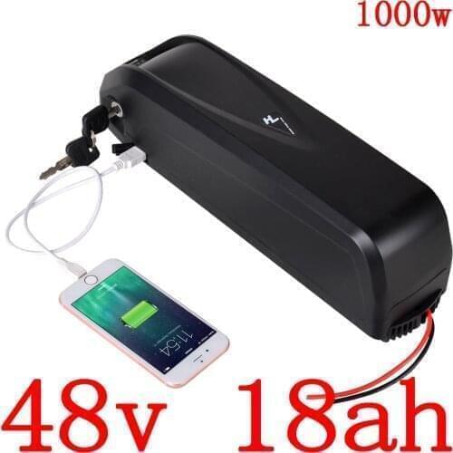 48V electric bicycle battery 48V electric bike battery 48v 17AH 17.5AH 18AH Lithium ion battery for 500W 750W 1000W ebike motor