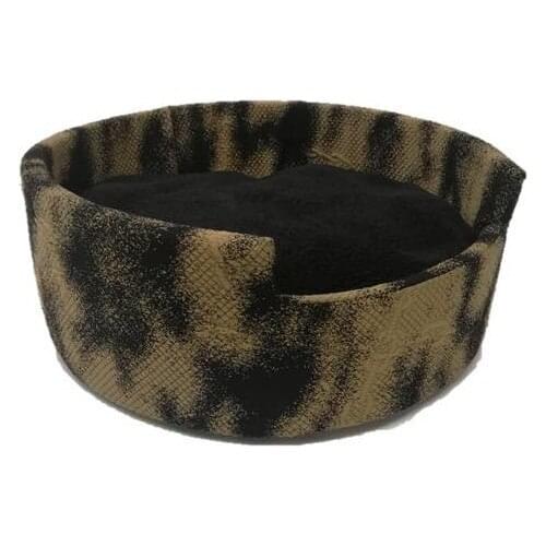 Muud Fashion Washable Donut Cat Bed (50x20) Sponge & Fiber Multicolour