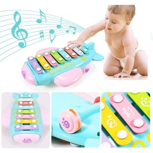 Musical Instruments Toys Kids Electronic Piano Keyboard Xylophone Drum Toys Set Learning T1111