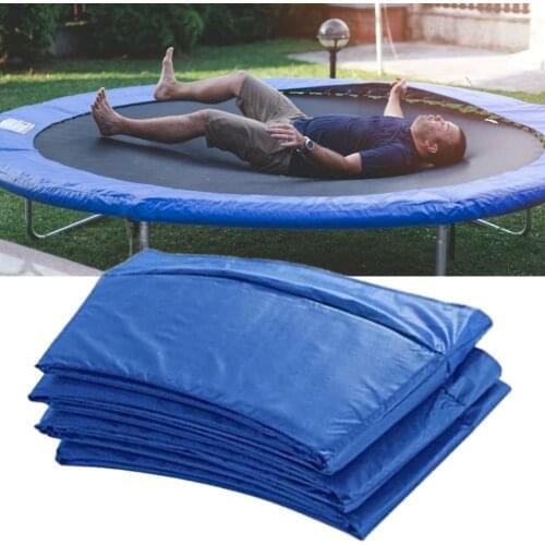 Trampoline Pad Side Protective Cover Replacement Safety Pad Spring Cover Blue PVC Waterproof Trampoline Edge Cover 6/8 Feet