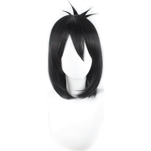 My Hero Academia Shimura Nana Cosplay Wig Boku No Hero Academia Black Short Heat-resistant Fiber Hair Anime Costume Wigs