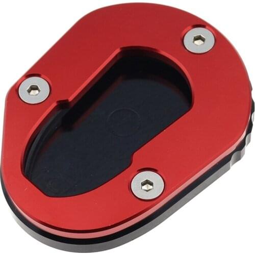 Kickstand Sidestand Stand Extension Enlarger Pad Fit for YAMAHA YZF-R125 2014-2018 MT125 2014-2016