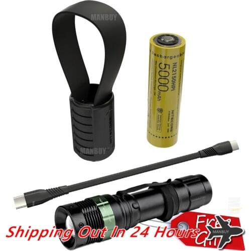 2021 sale NITECORE F21i 18W USB-C Fast Charger + NL2150HPi 5000mah 21700i Rechargeable Battery+ Charging Cable + Gift Flashlight