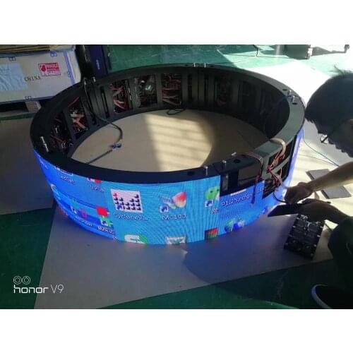 Advertising Ceiling Round Video Led Screen P2P2.5P3P5 Soft Led Display Panel 360Degree Led Screen