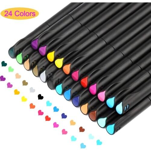 Journal Planner Pens Colored Pens Fine Point Bullet Pens 0.4mm Fineliner Color Pens for Drawing Writing Coloring Art Marker