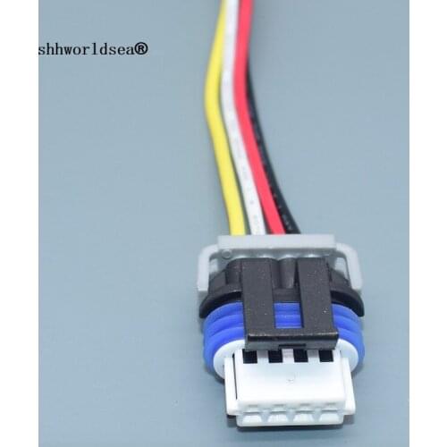 Shhworldsea 4pin 1.5mm Female Housing Waterproof Electrical Plug Wiring Harness Connector 15413116