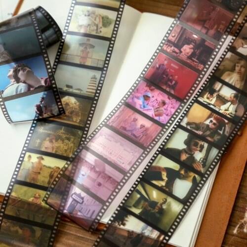 5cm*3m Movie film stickers Call me by your name Vintage Tape sticker DIY diary Journal decoration label album scrapbooking