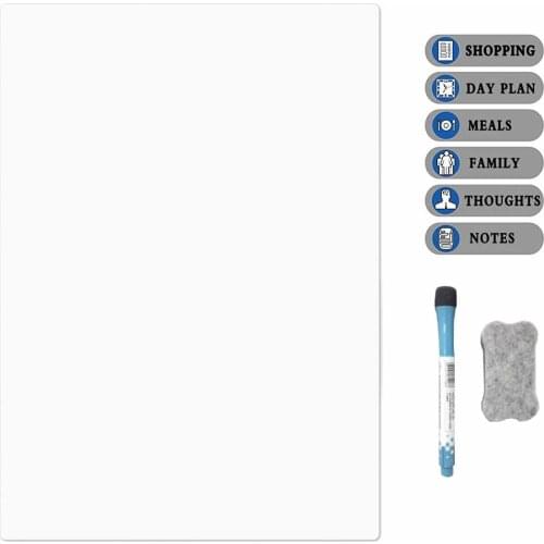 Dry Erase Whiteboard Refrigerator Calendar A4 Calendar White Board for Fridge Monthly Planner Perfect Planner To Stay Organized