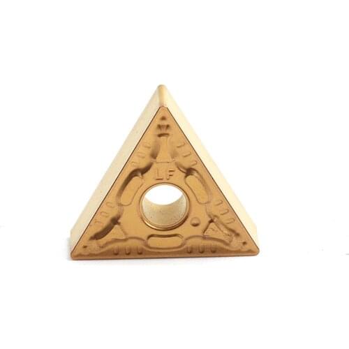 10Pcs TNMG160404 CM TNMG160408 CV6088 CNC Lathe Triangle Blade Turning Tool Machining Cutter Carbide Insert Dedicated Cut Steel