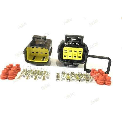 TYCO/AMP 8 Pin 174982-2 174984-2 Female Male Sealed Waterproof Wiring Harness Car Electrical Connector For Denso
