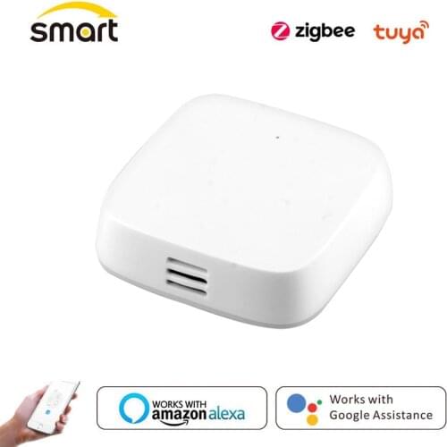 Tuya/SmartLife ZigBee Smart Temperature And Humidity Sensor Work With Zigbee Hub APP Remote Control for Smart Home Automation