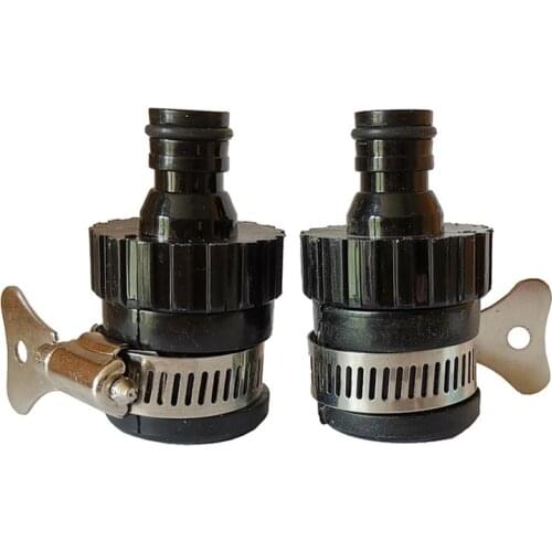 2Pcs Universal Faucet Adapter Water Tap Connector Mixer for Garden Hose Pipe Tap Kitchen Bathroom Faucet