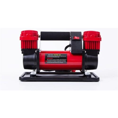 12V24V580W High-power Metal Double-cylinder Air Pump Car Tire Pump Portable Air Compressor Tire Inflator High-Pressure