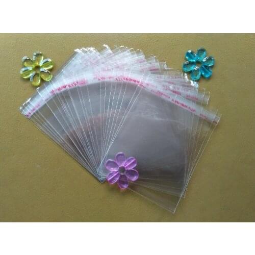 10000PCS 7*9cm Clear Resealable Cellophane/BOPP/Poly Bags Transparent Opp Bag Packing Plastic Bags Self Adhesive Seal for gift