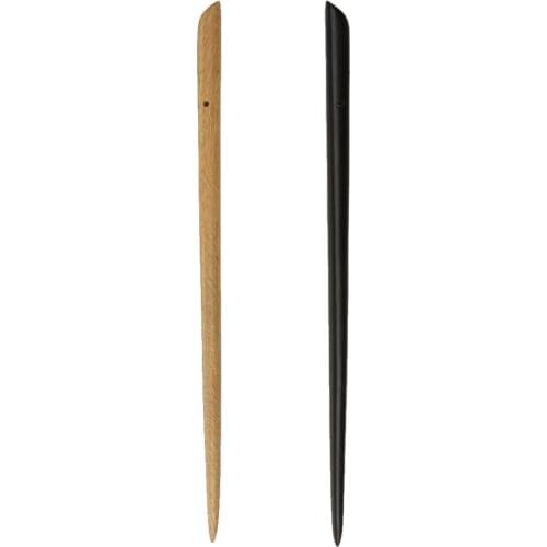 2 Pcs Hair Clip Sticks Hair Clip Durable Multi-purpose Wood Hairpin