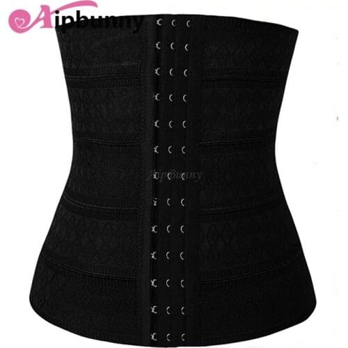 Aipbunny Button Slim Sexy Faja Cincher Seemless Waist Trainer Reductora Shapewear Shaper Tummy Waist Steel Bodyshaper Lingerie