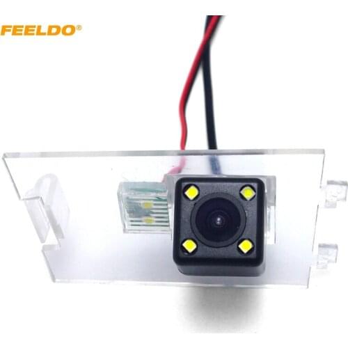 FEELDO Car Rear View Camera With LED For Jeep Compass/Patriot Wide Angle Reverse Backup Camera #CT-4363