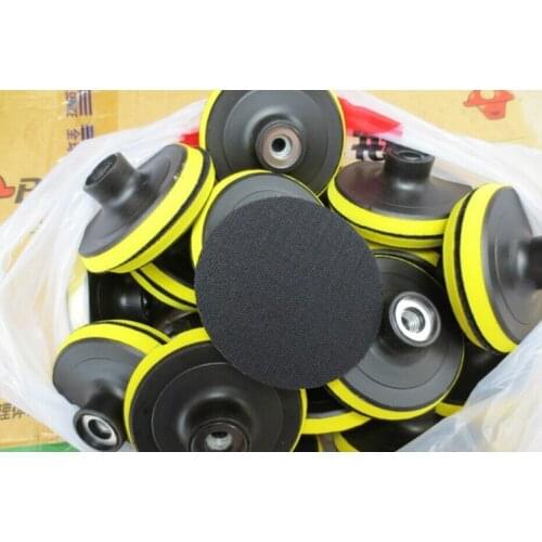 Free shipping 2PCS high quality rubber made 125*M10mm polishing chuck for being used with polishing pads for good polishing