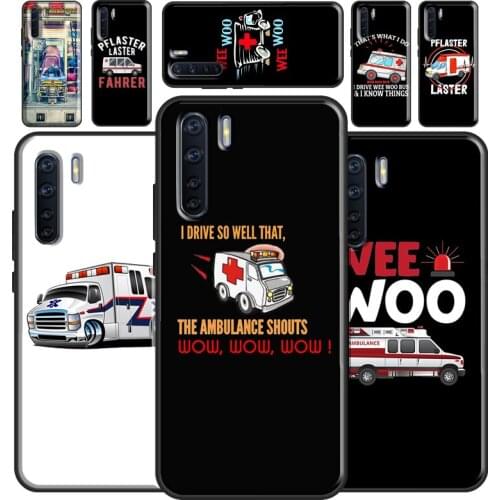 Ambulance EMS EMT Paramedic Case For OPPO Reno2 Z Find X3 Pro A3S A5S A15 A52 A72 A83 A91 A93 A5 A9 A31 A53 2020 Cover