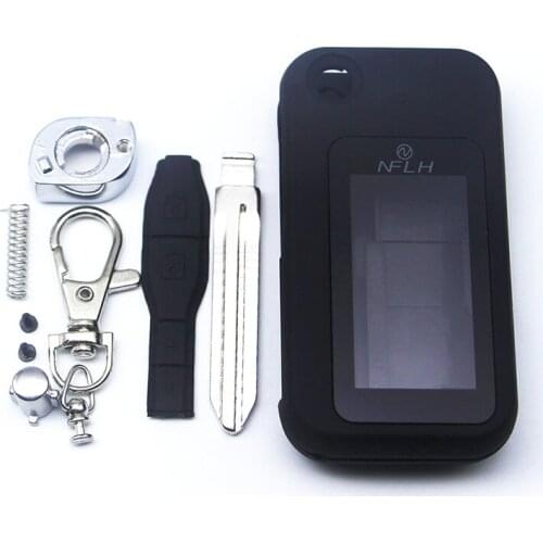E90 Uncut case for Starline E90 E60 uncut blade fob case cover E90 folding car flip remote