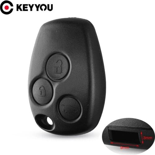 KEYYOU 2/3 buttons Car Key Case For Renault Megane Modus Espace Laguna Duster Logan Sandero Fluence Clio Kango Replacement