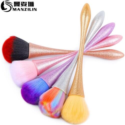 Net red with the nail powder brush beauty makeup blush brush multifunctional brush, nail cleaning tool brush nail brush