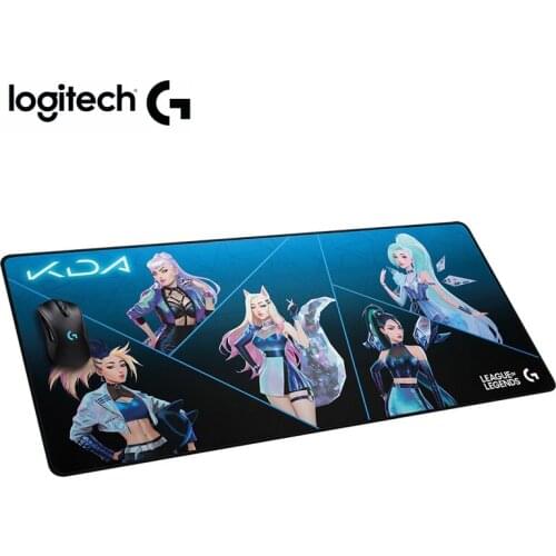 Logitech LOL KDA Limited Version Mousepad G840 XL Gaming Mouse Pad for Laptop PC Gaming MOBA LOL OW DOTA 2 FPS PUBG Fortnite