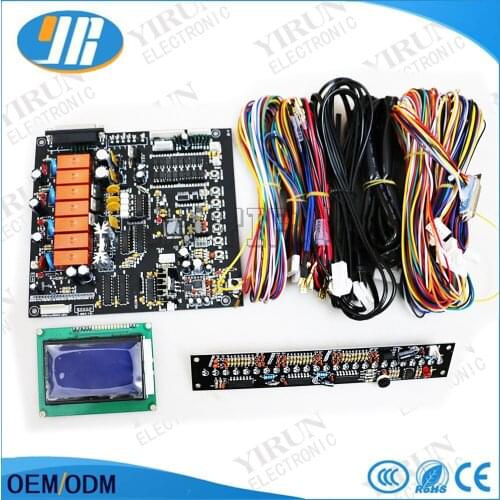 Toy/ Gift / Crane Machine Motherboard Chinese and English LCD Display Arcade Mainboard Slot Game PCB with Wire harness
