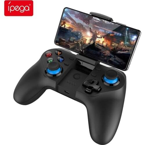 Ipage Gamepad PG-9129 Wireless Bluetooth Joystick PUBG Mobile Game Controller Illuminated Button for Android iOS Switch Xiaomi