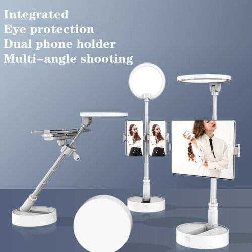 New Dimmable LED Selfie Ring Light Studio Photography Photo Fill Ring Light with Bracket for iphone Smartphone Studio Makeup