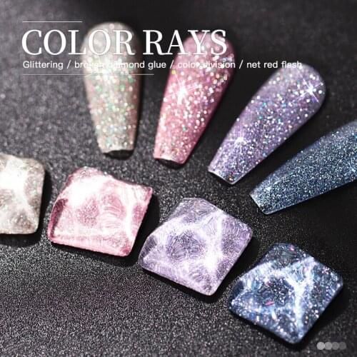 Nail Gel Polish Semi-permanent UV LED Glitter Colorful Diamond Set Nail Shop Special Phototherapy Glue Nail Art Manicure TSLM1
