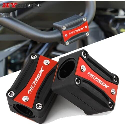 Logo NC750X Motorcycle Engine Guard Bumper Protection Decorative Block Crash Bar Decor For Honda NC750x NC 750x 2017-2020 2021