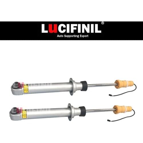 LuCIFINIL 2PIN Rear Suspesnion Spring Strut Shock Absober With EDC Rear Shock Fit BMW 7er E65 E66 730d 33526767116 33526767115