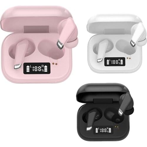 True Wireless Earphones Bluetooth Earbuds TWS Stereo In Ear Headphones With Digital Intelligence LED Display