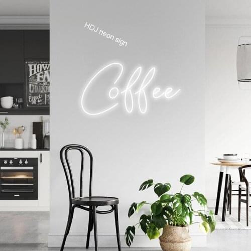 Custom Neon Sign coffee Phrase Led Transparen Wedding Wall Art Home Bar Light Personalized Decor wedding